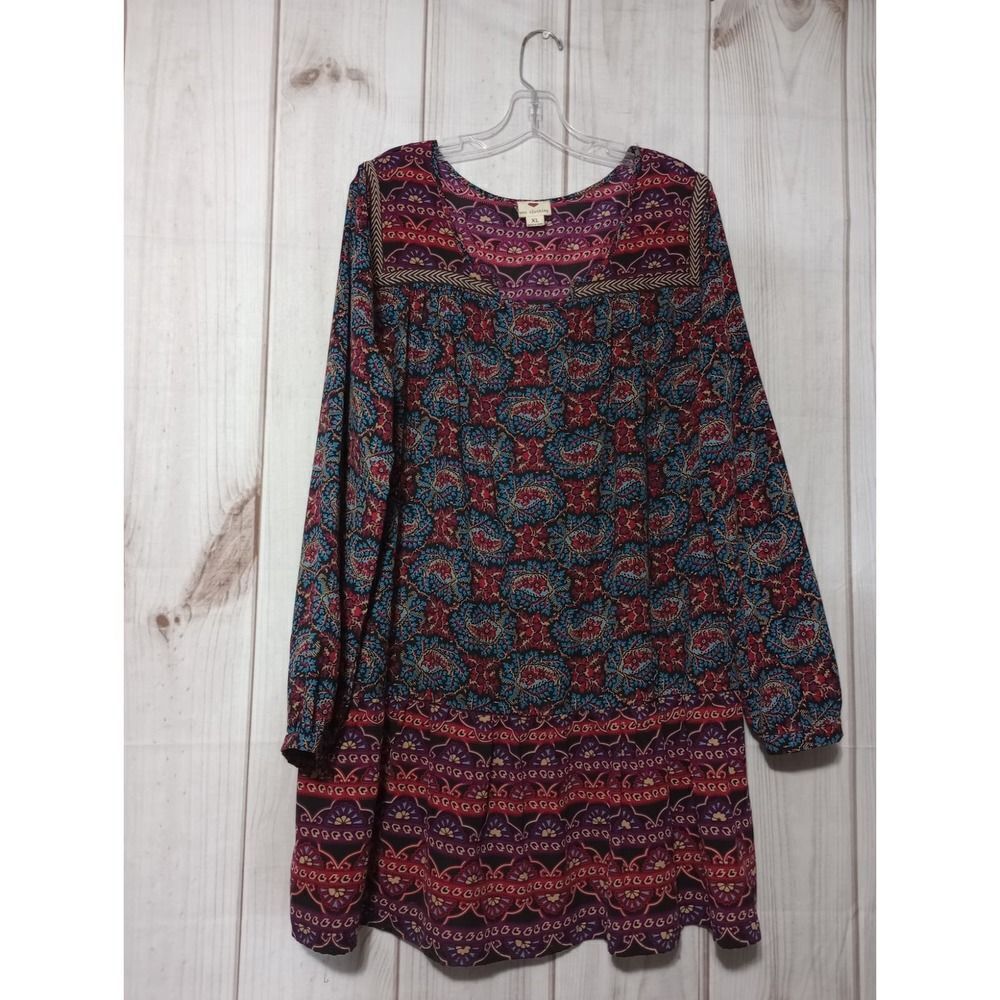 One Clothing Shirt Ladies Extra Large Tunic Long Sleeve